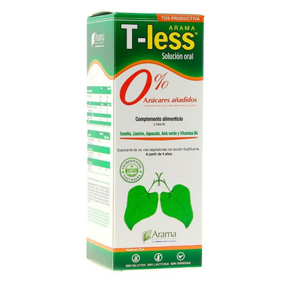 Arama Xarope T-Less Tos Productiva 120ml